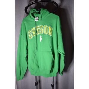 Oregon Ducks Hoodie Mens XL Green Collegiate Pullover Sweatshirt NCAA Fan Gear